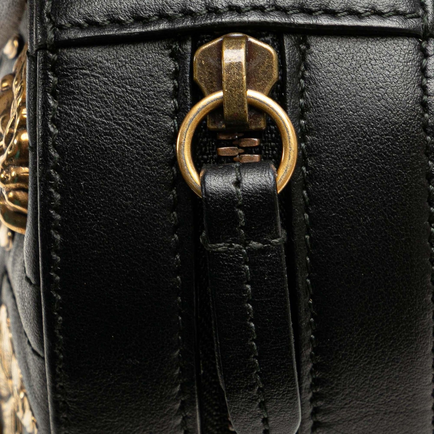 Gucci GG Marmont Matelasse Leather Animalier Belt Bag