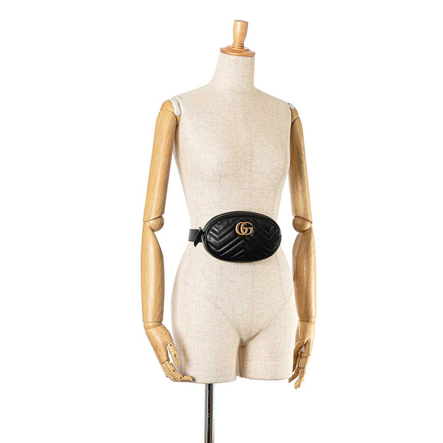 Gucci GG Marmont Matelasse Leather Belt Bag