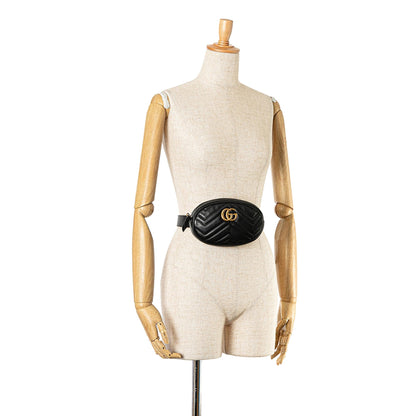 Gucci GG Marmont Matelasse Leather Belt Bag