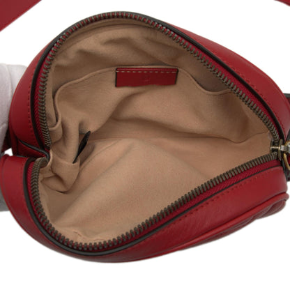 Gucci GG Marmont Matelasse Leather Belt Bag