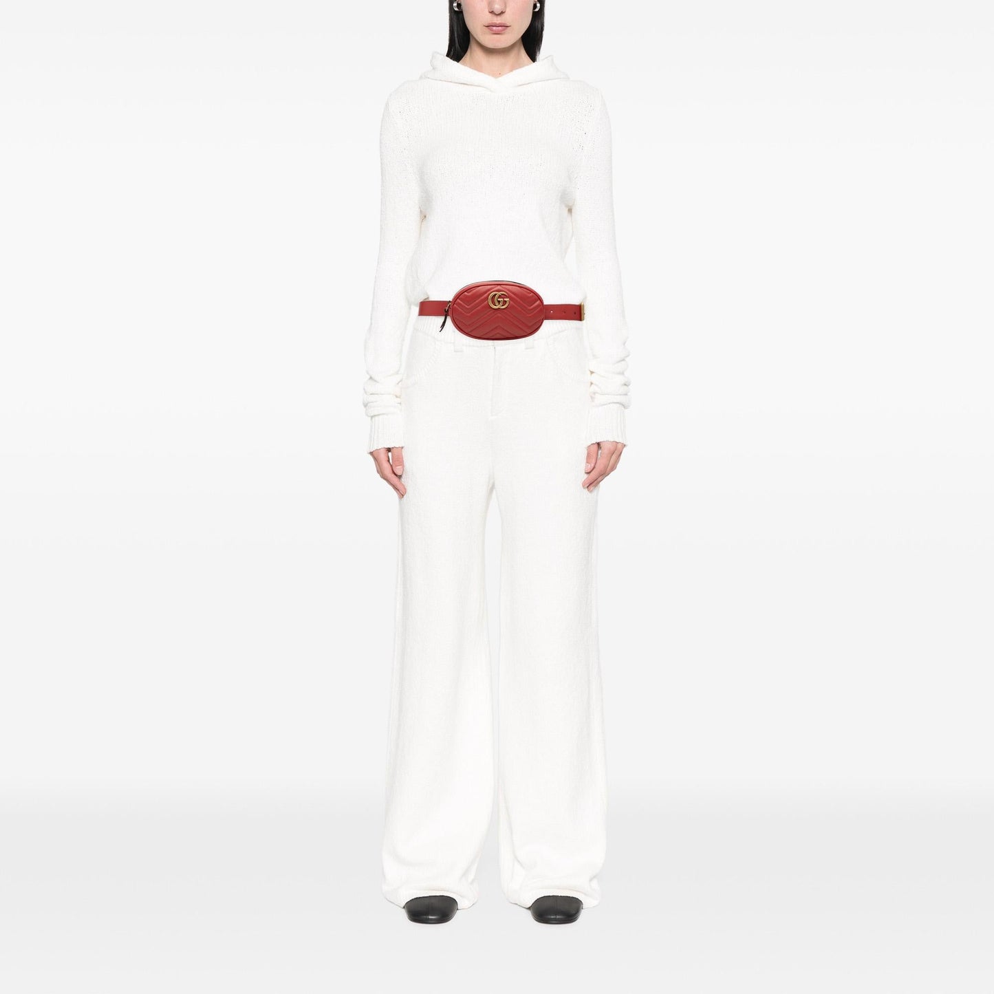 Gucci GG Marmont Matelasse Leather Belt Bag