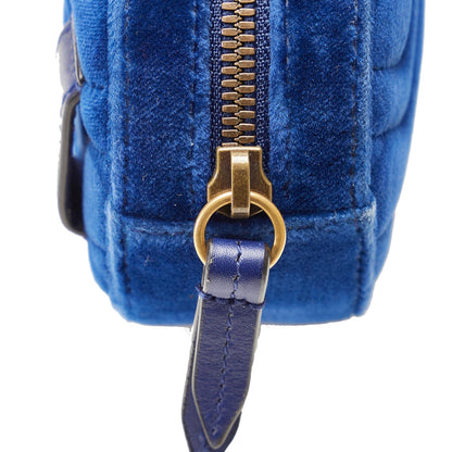Gucci GG Marmont Matelasse Velvet Belt Bag (SHG-xCsPvM)
