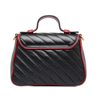 Gucci GG Marmont Torchon Satchel (SHG-aTMmV7)
