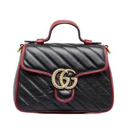 Gucci GG Marmont Torchon Satchel (SHG-aTMmV7)