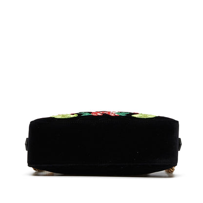 Gucci GG Marmont Velvet Crossbody (SHG-XEPO6u)