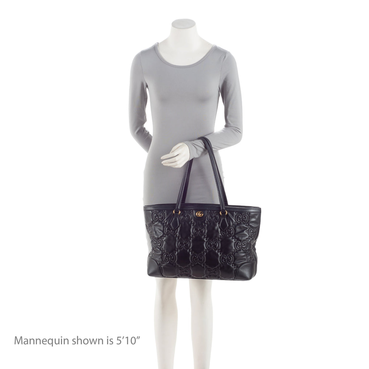 Gucci Jumbo GG Matelasse Medium Tote (SHF-GyLDDY)