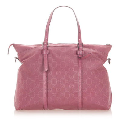 Gucci GG Nylon Satchel (SHG-32511)