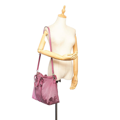 Gucci GG Nylon Satchel (SHG-32511)
