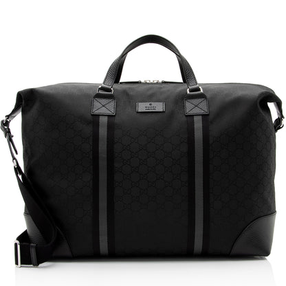 Gucci GG Nylon Travel Duffle Bag (SHF-EZRm68)
