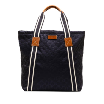 Gucci GG Nylon Web Tote (SHG-xenhMr)