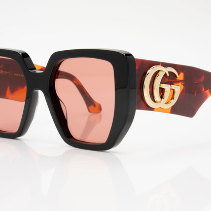 Gucci GG Oversized Rectangular Sunglasses (SHF-toom2U)