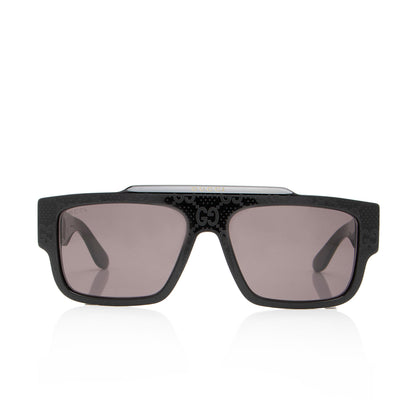 Gucci Enameled GG Square Sunglasses