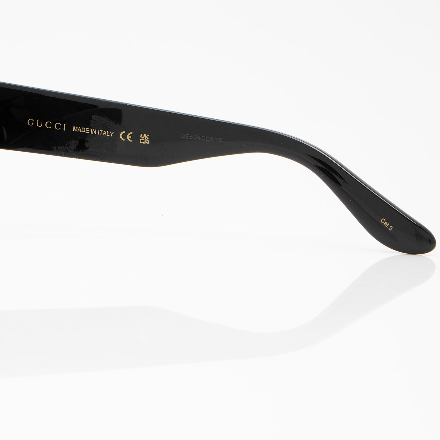 Gucci Enameled GG Square Sunglasses