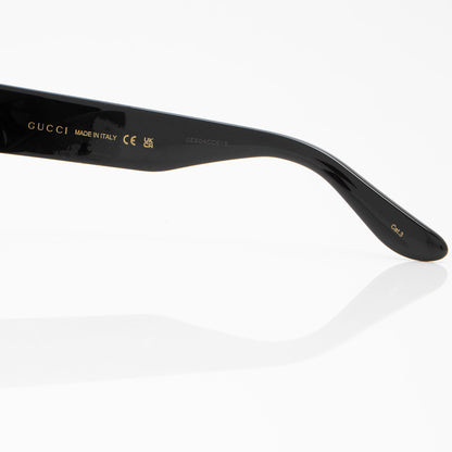 Gucci Enameled GG Square Sunglasses
