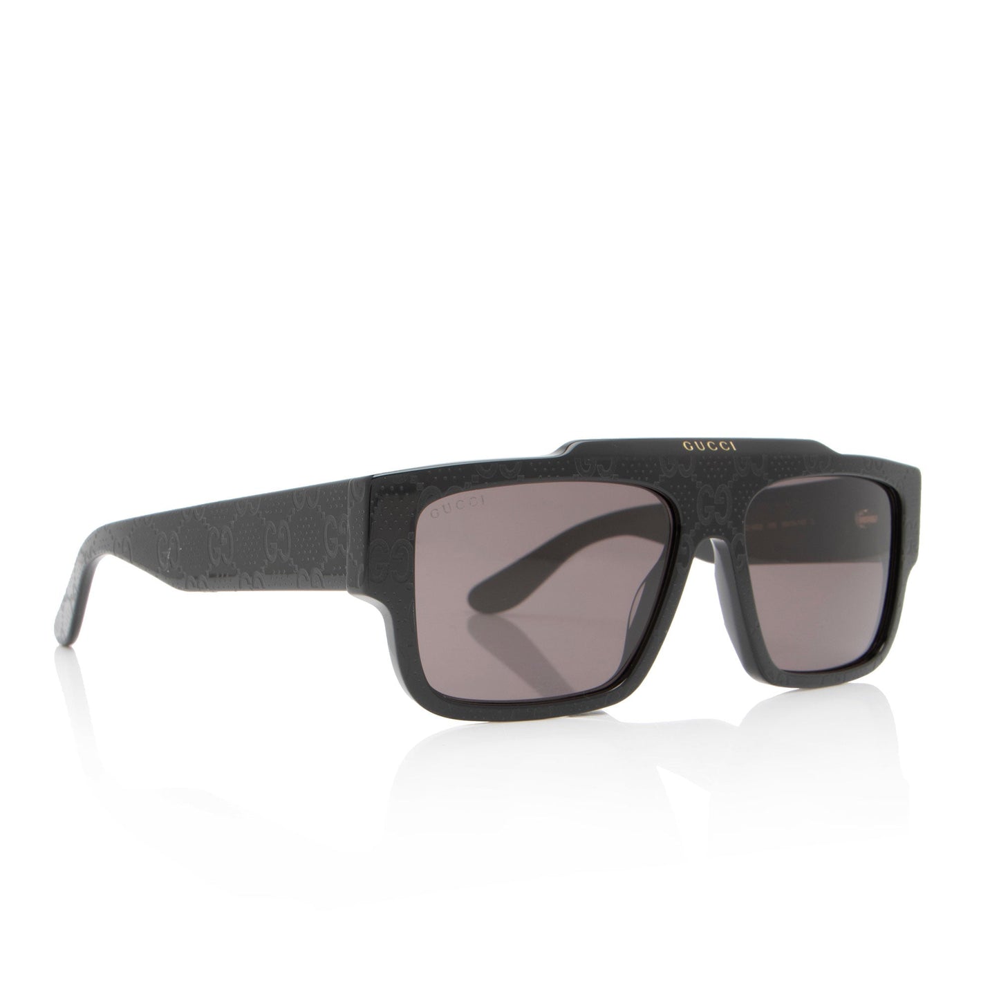 Gucci Enameled GG Square Sunglasses