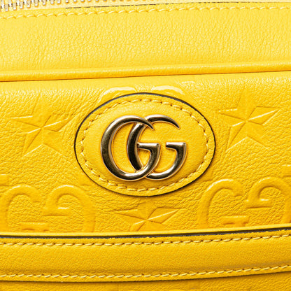 Gucci GG Star Embossed Leather Crossbody