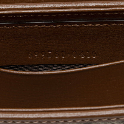 Gucci GG Supreme 1955 Horsebit Web Strap Wallet (SHF-XpjO67)