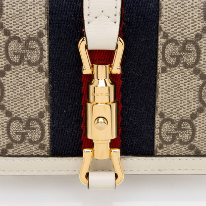 Gucci GG Supreme 1961 Jackie Card Case Wallet (SHF-Roet5l)