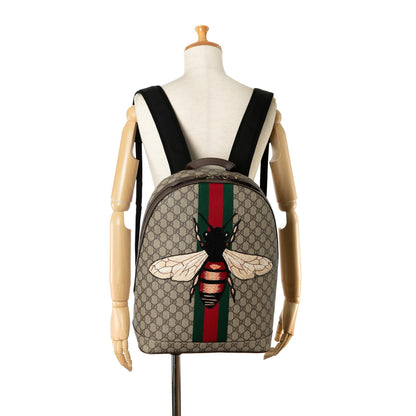 Gucci GG Supreme Animalier Web Backpack (SHG-TR6kCr)