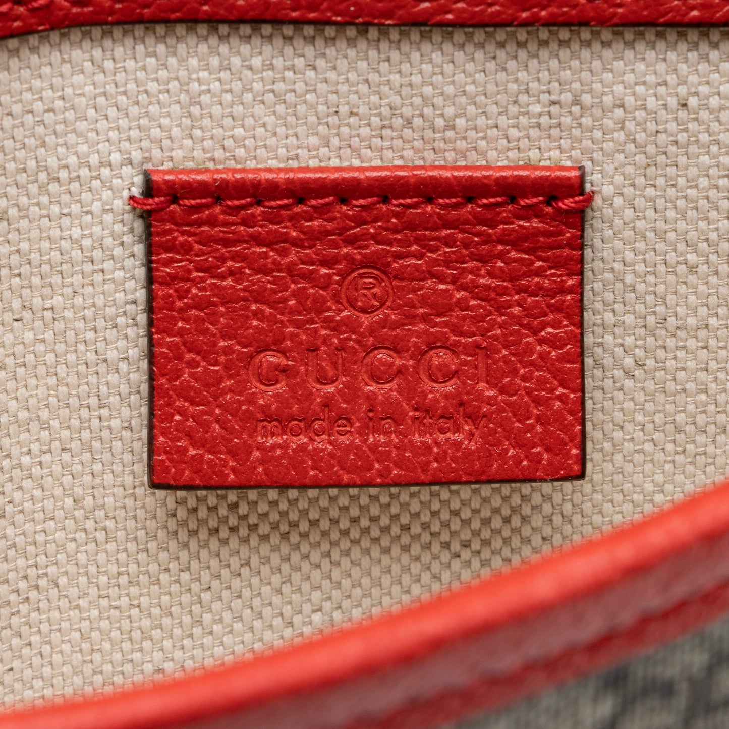 Gucci GG Supreme Apple Monogram Belt Bag - Size 32 / 80 (SHF-23491)