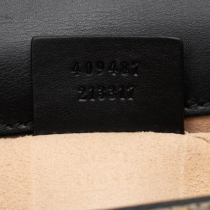 Gucci GG Supreme Bee Padlock Small Shoulder Bag (SHF-3QPOYF)