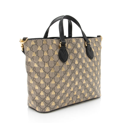 Gucci GG Supreme Bee Soft Small Tote (SHF-tdpAEz)