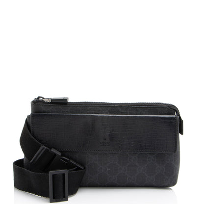 Gucci GG Supreme Slim Belt Bag (SHF-dfmtxB)