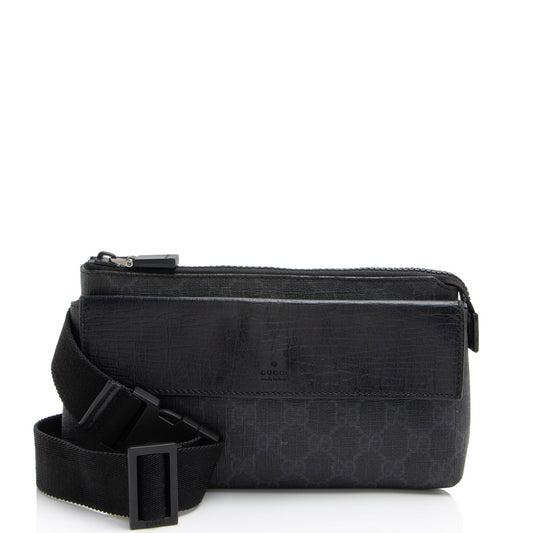 Gucci GG Supreme Slim Belt Bag (SHF-dfmtxB)