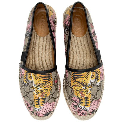 Gucci GG Supreme Bengal Espadrilles - Size 8 / 38 (SHF-REqv7P)