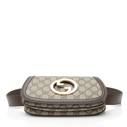 Gucci GG Supreme Blondie Flap Belt Bag - Size 40 / 100