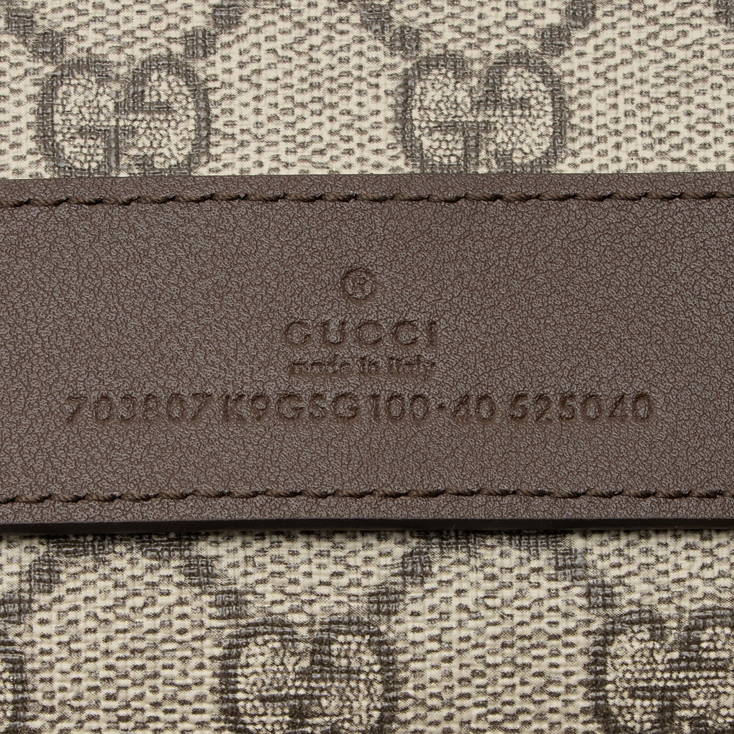 Gucci GG Supreme Blondie Flap Belt Bag - Size 40 / 100