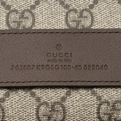 Gucci GG Supreme Blondie Flap Belt Bag - Size 40 / 100