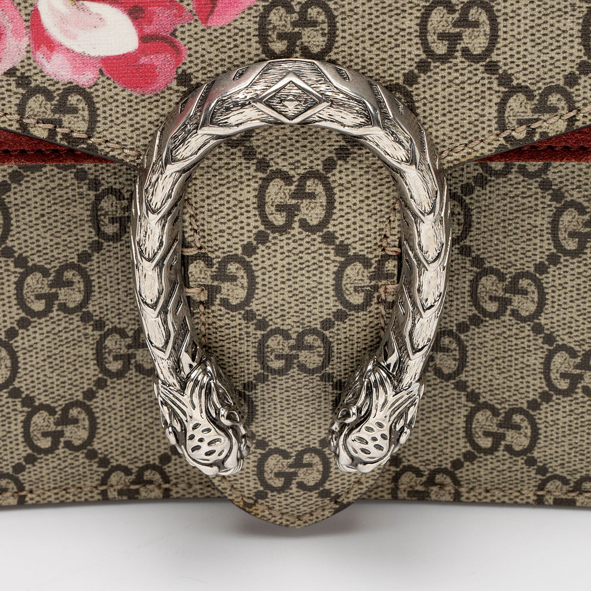 Gucci GG Supreme Blooms Dionysus Small Shoulder Bag (SHF-72Z9Ik)