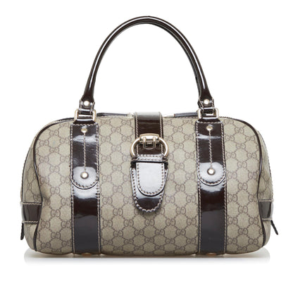 Gucci GG Supreme Boston Bag (SHG-2aBLWM)