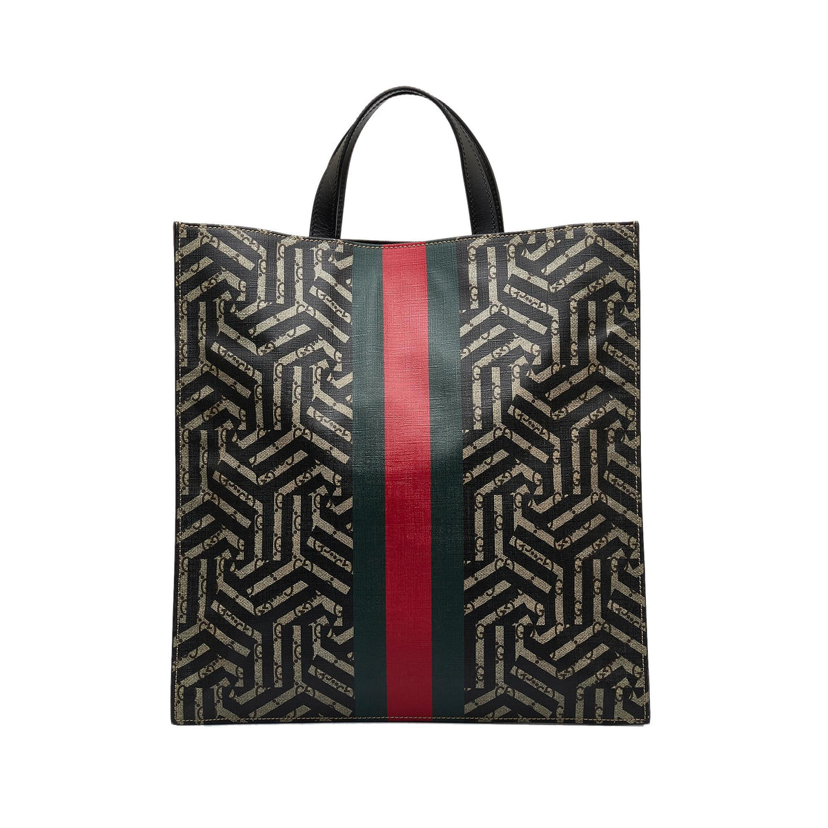 Gucci GG Supreme Caleido Web Tote Bag (SHG-BvZdHT)