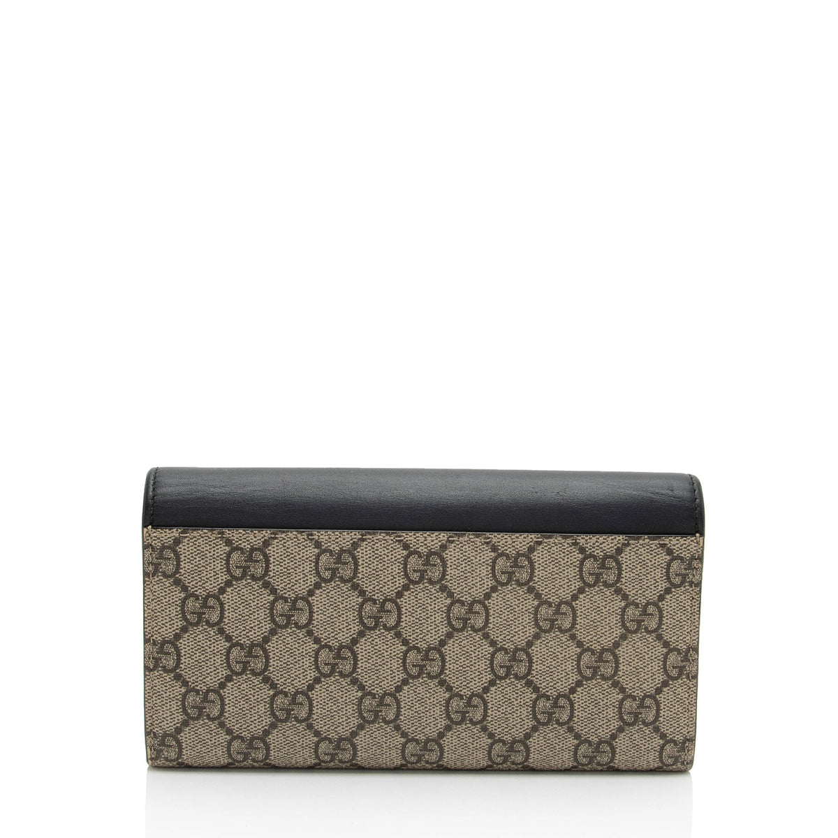 Gucci GG Supreme Calfskin Padlock Chain Wallet