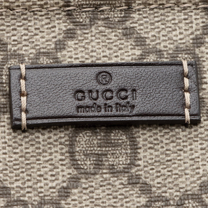 Gucci GG Supreme Classic Flat Medium Messenger Bag (SHF-23047)