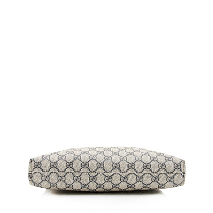 Gucci GG Supreme Classic Flat Medium Messenger Bag (SHF-23363)