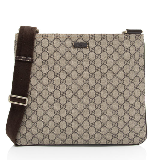 Gucci GG Supreme Classic Flat Medium Messenger (SHF-CUfNXw)