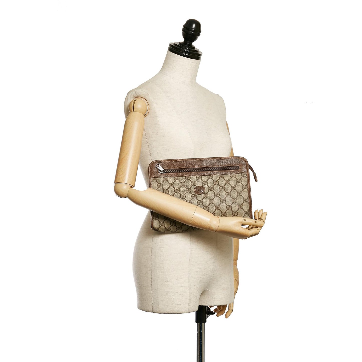 Gucci GG Supreme Clutch Bag (SHG-32201)