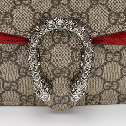Gucci GG Supreme Crystal Dionysus Small Shoulder Bag (SHF-ILehqS)