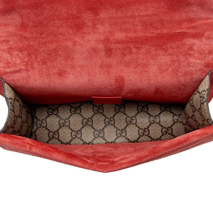 Gucci GG Supreme Crystal Dionysus Small Shoulder Bag (SHF-ILehqS)