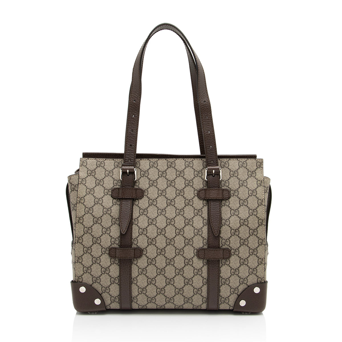 Gucci GG Supreme Buckle Small Tote (SHF-2EWGYl)