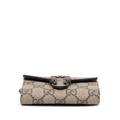 Gucci GG Supreme Dionysus Chain Wallet (SHG-Cj3gJO)