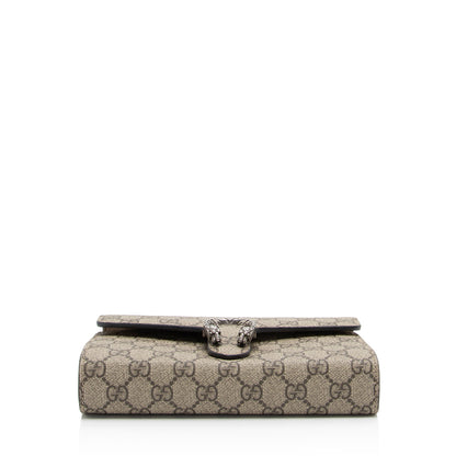 Gucci GG Supreme Dionysus Chain Wallet (SHF-YNAgZy)