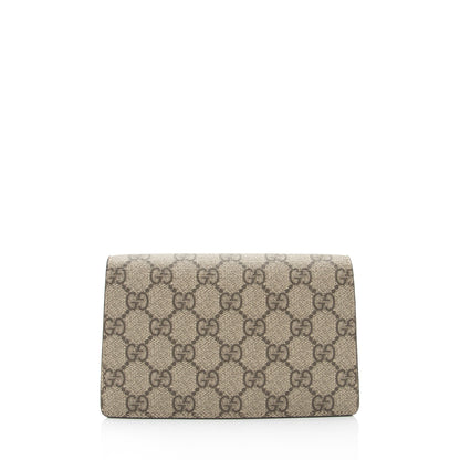 Gucci GG Supreme Dionysus Super Mini Bag (SHF-DMxT6L)