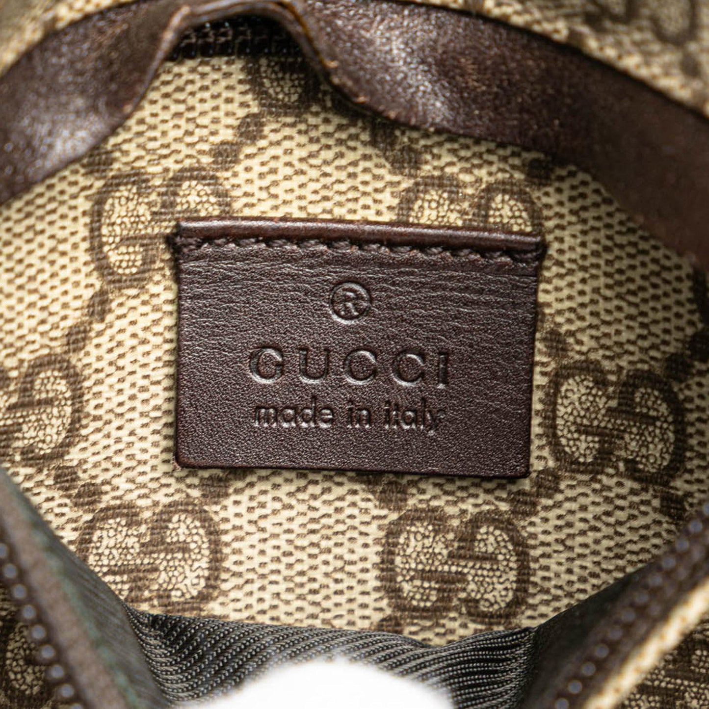 Gucci GG Supreme Double Pocket Belt Bag