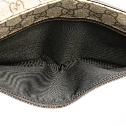 Gucci GG Supreme Double Pocket Belt Bag