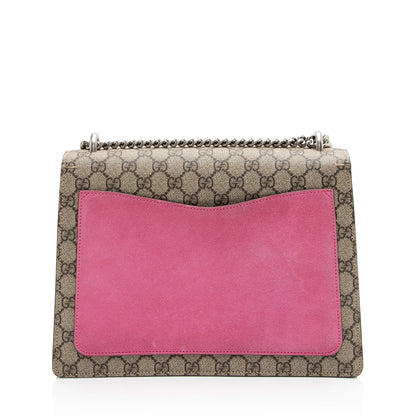 Gucci GG Supreme Embellished Dionysus Medium Shoulder Bag (SHF-oygysY)