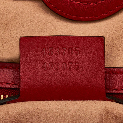 Gucci GG Supreme Embroidered Kingsnake Heart Shopper Bag (SHG-9XIapj)